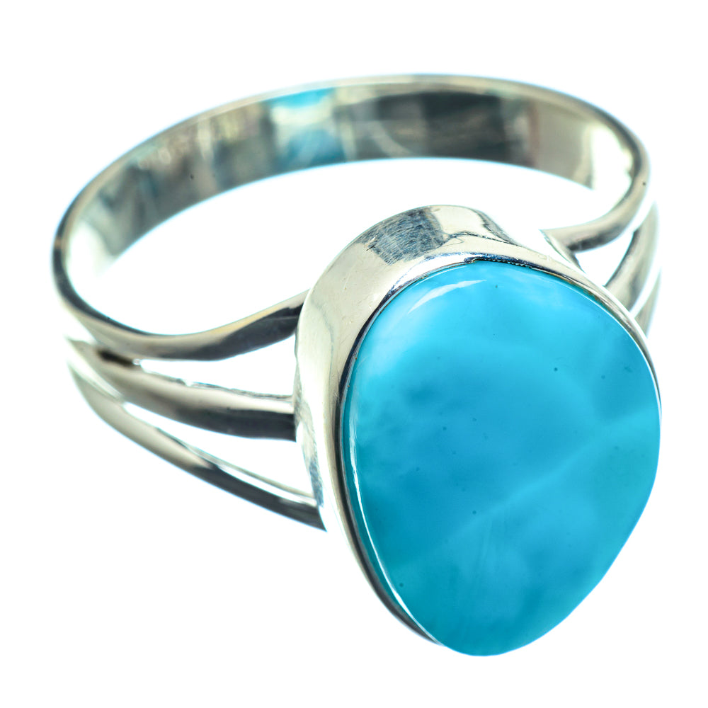 Larimar Rings handcrafted by Ana Silver Co - RING39787