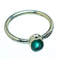 Zambian Emerald Rings handcrafted by Ana Silver Co - RING40074