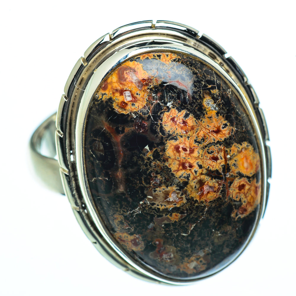 Poppy Jasper Rings handcrafted by Ana Silver Co - RING40155