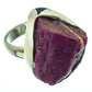 Ruby Fuchsite Rings handcrafted by Ana Silver Co - RING40236