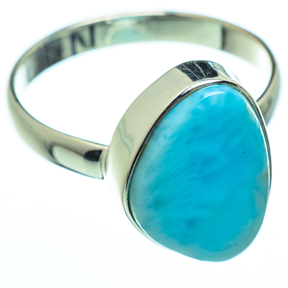 Larimar Rings handcrafted by Ana Silver Co - RING40277