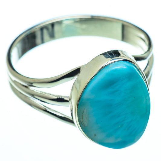Larimar Rings handcrafted by Ana Silver Co - RING40280