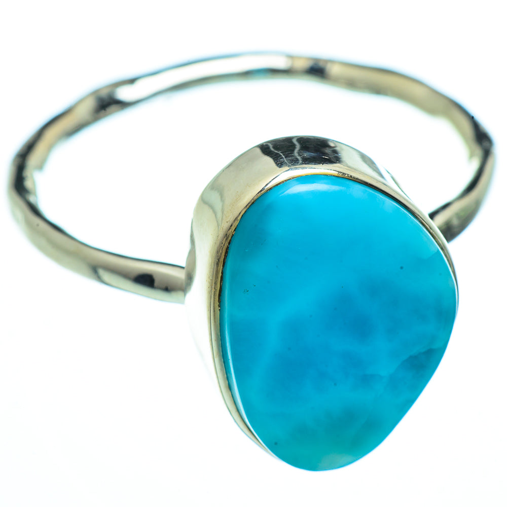 Larimar Rings handcrafted by Ana Silver Co - RING40325
