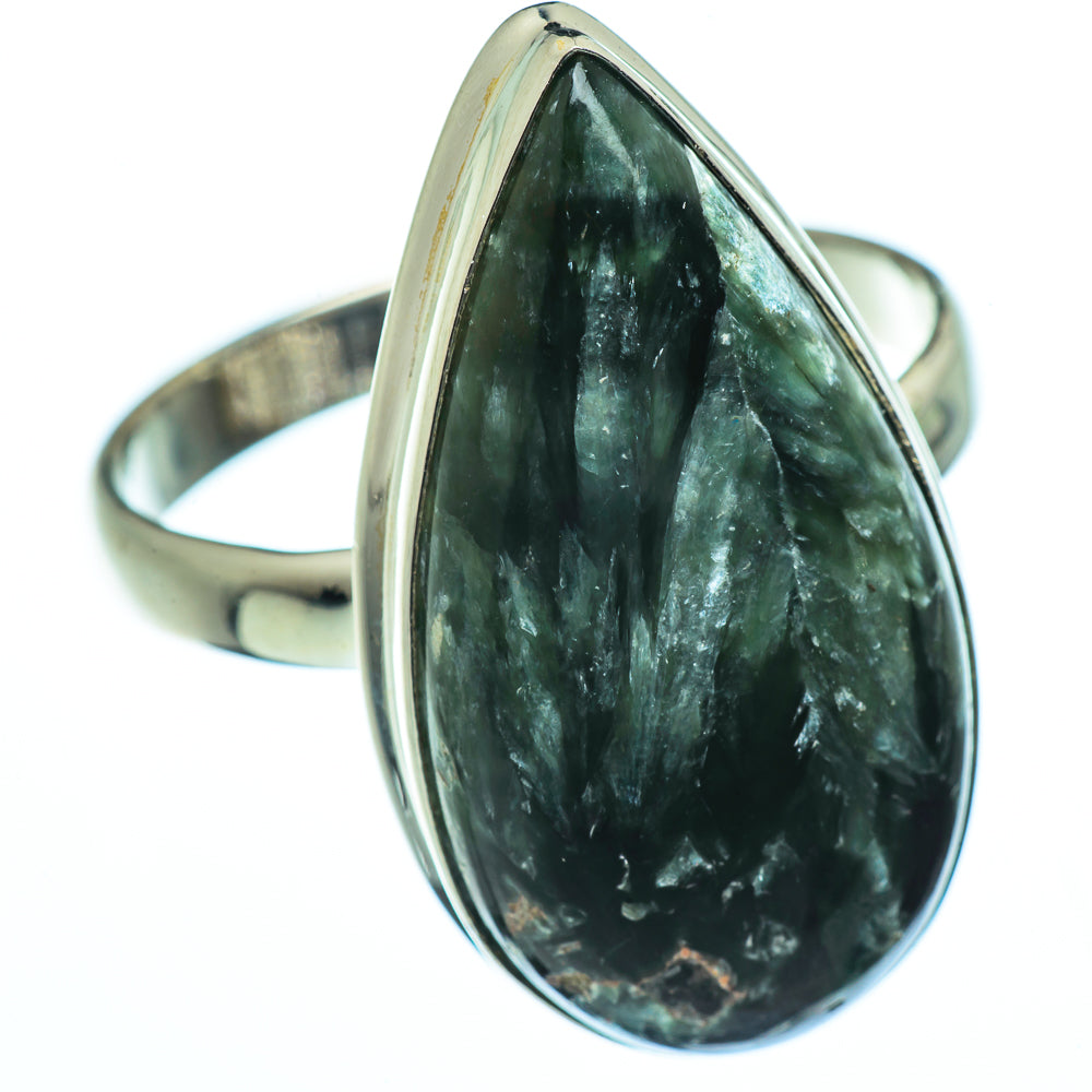 Seraphinite Rings handcrafted by Ana Silver Co - RING40335