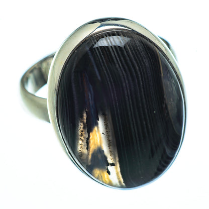 Psilomelane Rings handcrafted by Ana Silver Co - RING40401