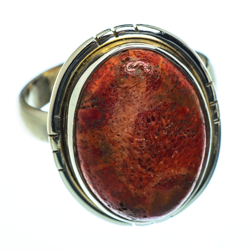Sponge Coral Rings handcrafted by Ana Silver Co - RING40425