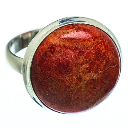 Sponge Coral Rings handcrafted by Ana Silver Co - RING40426