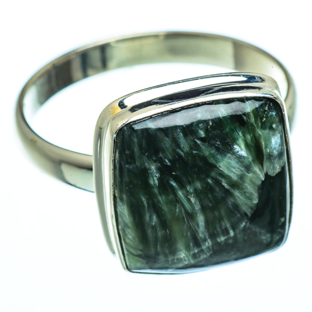 Seraphinite Rings handcrafted by Ana Silver Co - RING40451