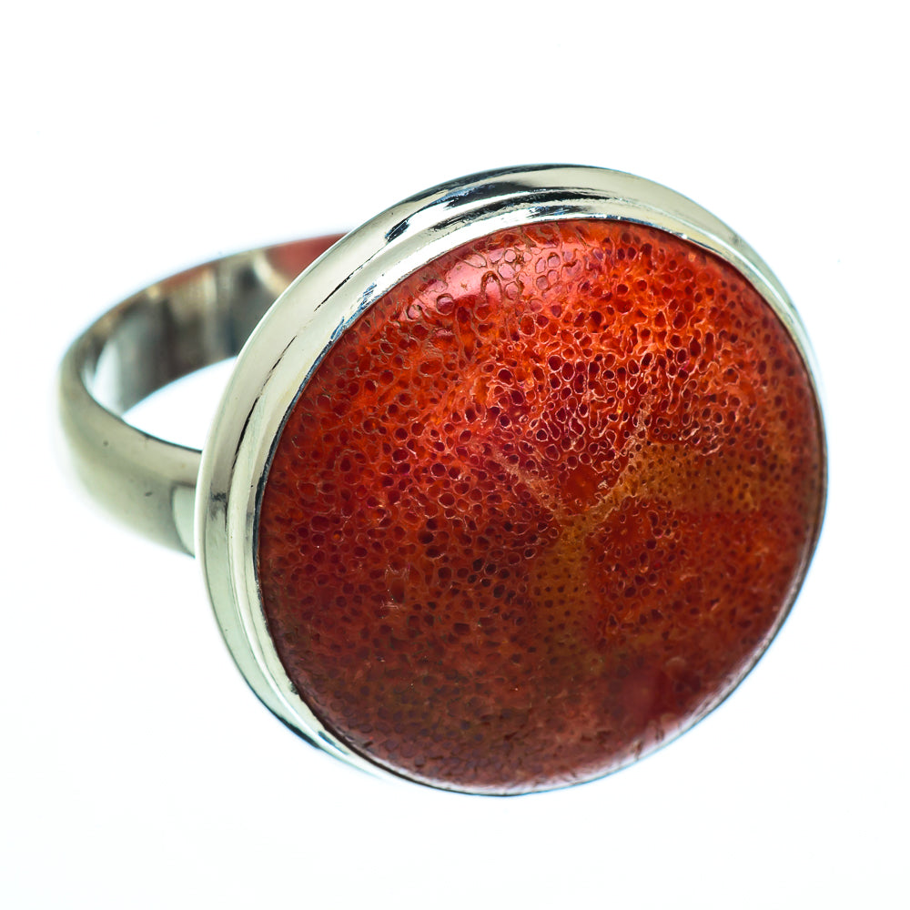 Sponge Coral Rings handcrafted by Ana Silver Co - RING40459
