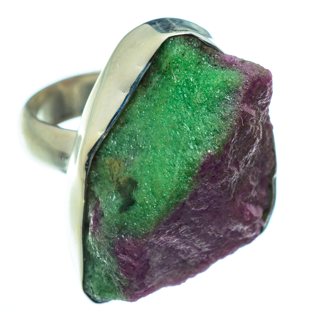 Ruby Zoisite Rings handcrafted by Ana Silver Co - RING40471