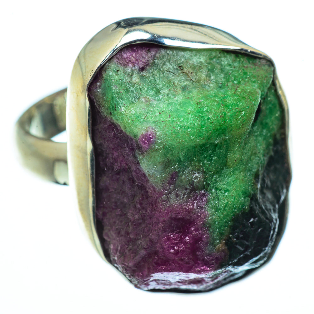 Ruby Zoisite Rings handcrafted by Ana Silver Co - RING40502