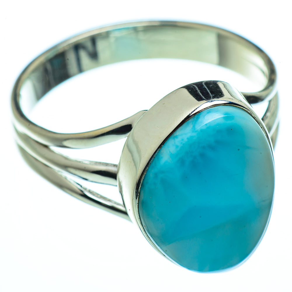 Larimar Rings handcrafted by Ana Silver Co - RING40511