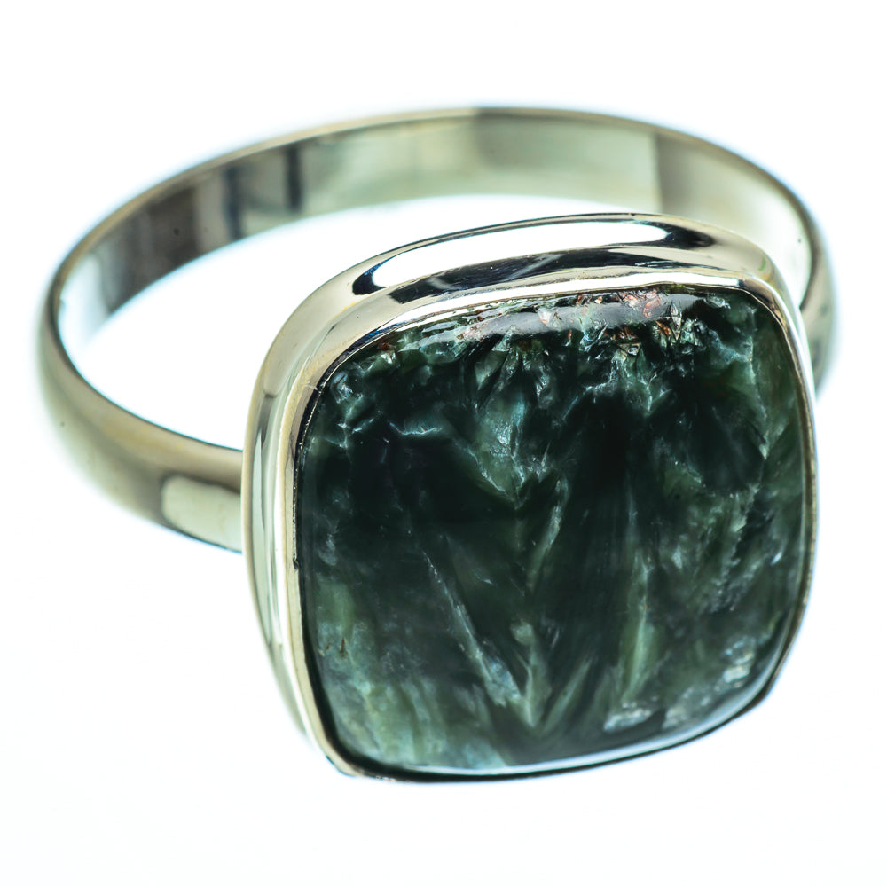 Seraphinite Rings handcrafted by Ana Silver Co - RING40538