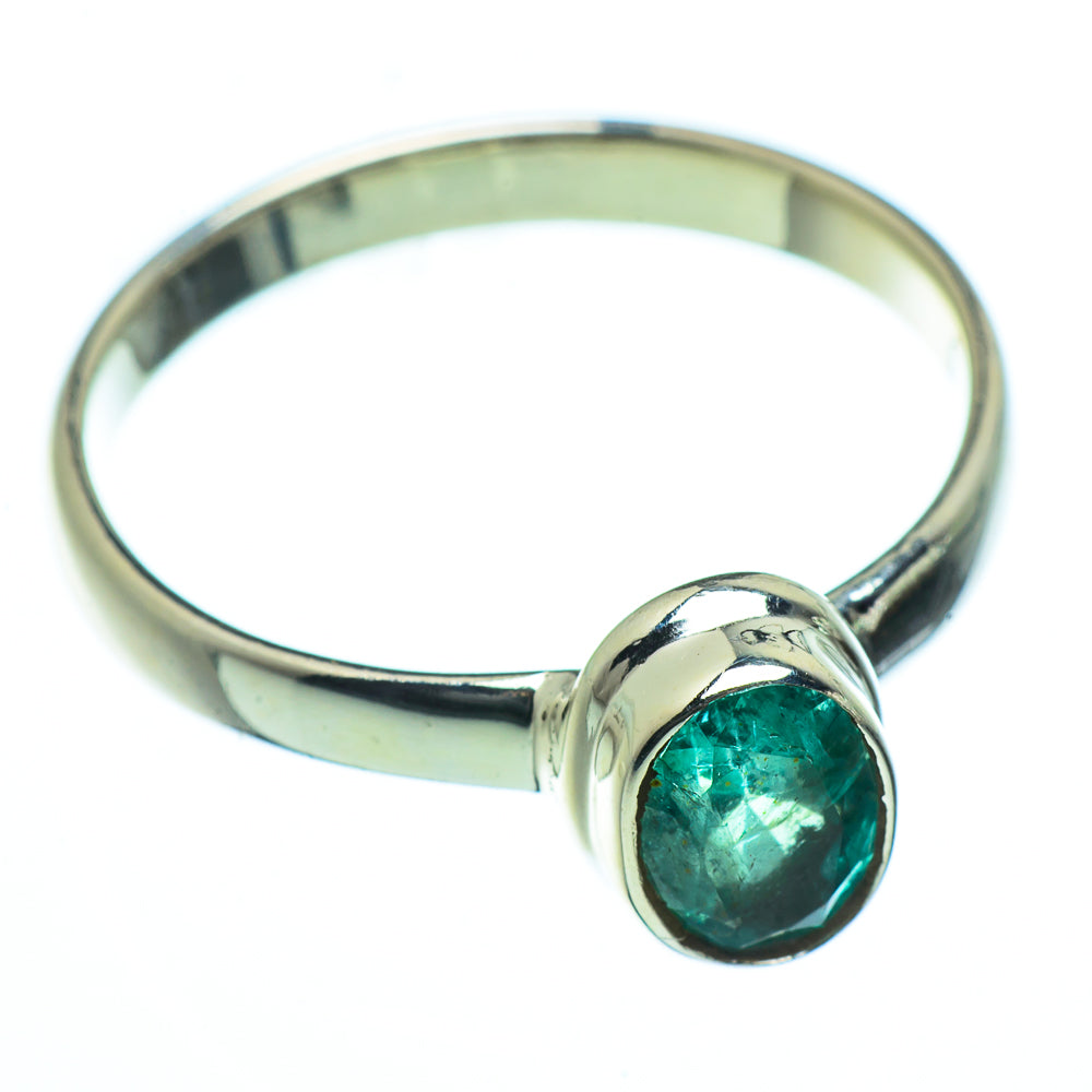 Zambian Emerald Rings handcrafted by Ana Silver Co - RING40541