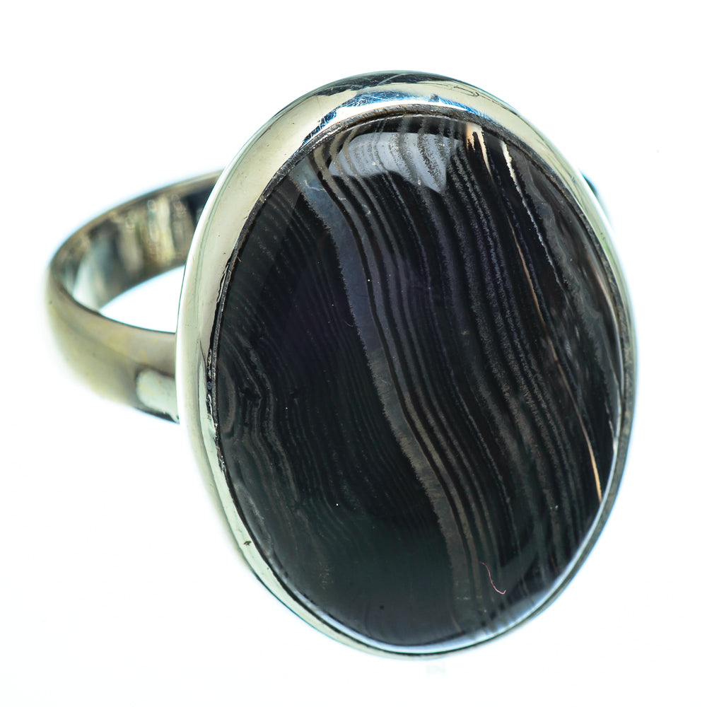 Psilomelane Rings handcrafted by Ana Silver Co - RING40573