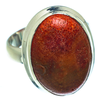 Sponge Coral Rings handcrafted by Ana Silver Co - RING40721