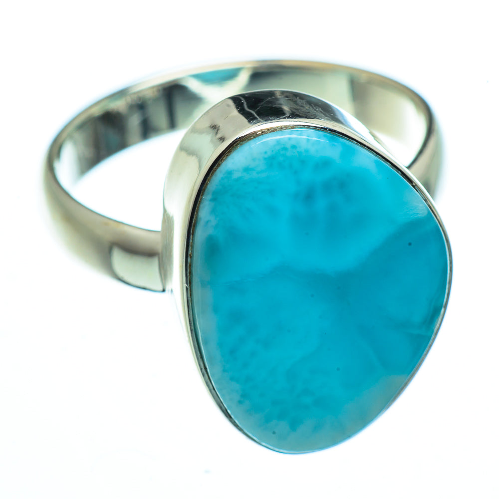 Larimar Rings handcrafted by Ana Silver Co - RING40820