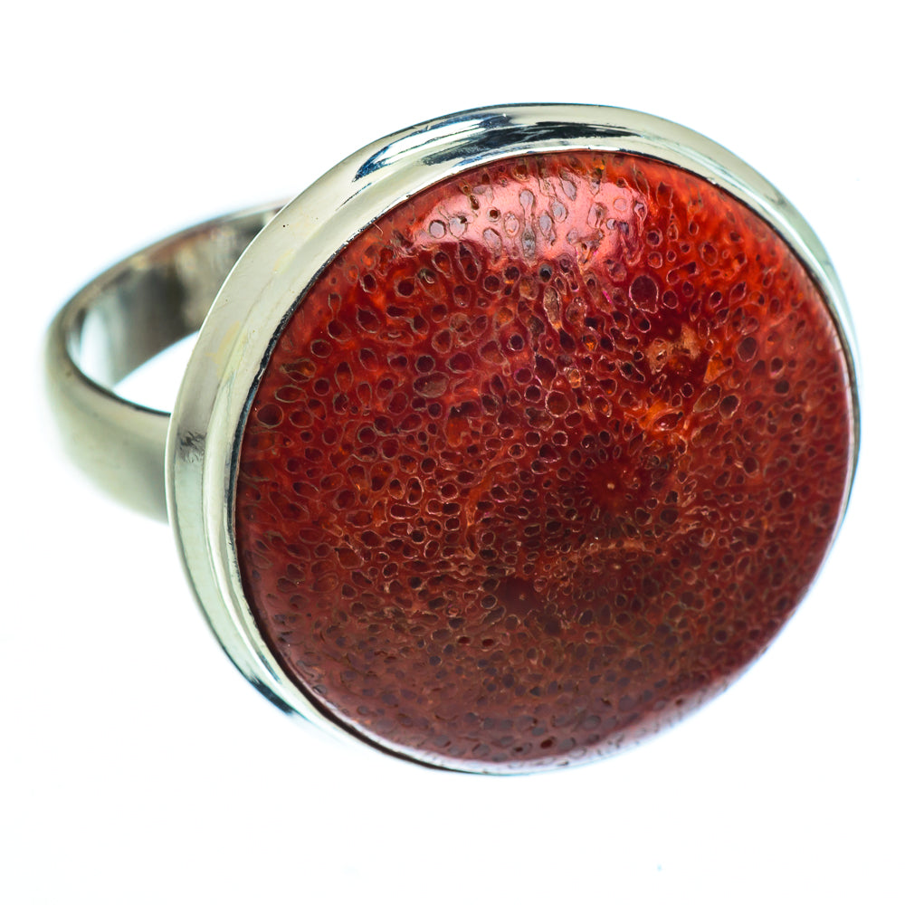 Sponge Coral Rings handcrafted by Ana Silver Co - RING40836
