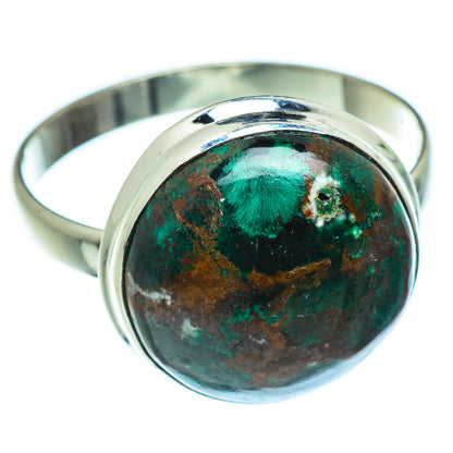 Chrysocolla Rings handcrafted by Ana Silver Co - RING40902