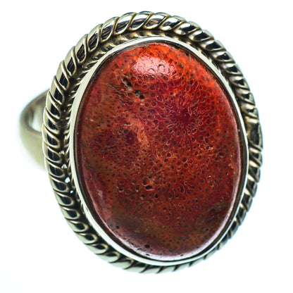 Sponge Coral Rings handcrafted by Ana Silver Co - RING40906