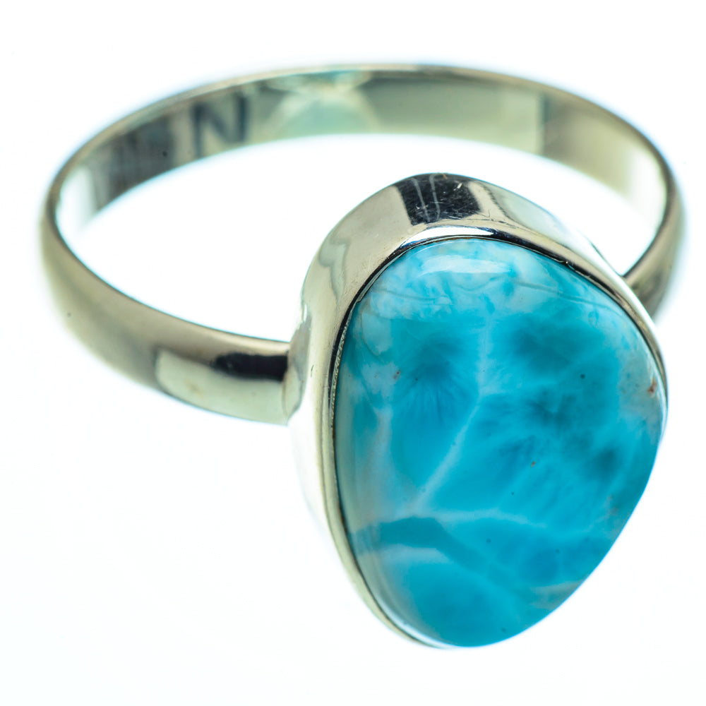 Larimar Rings handcrafted by Ana Silver Co - RING40952