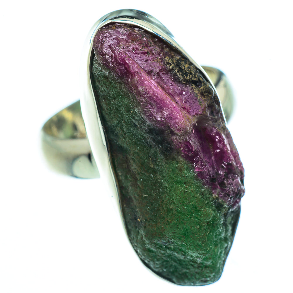 Ruby Zoisite Rings handcrafted by Ana Silver Co - RING41004