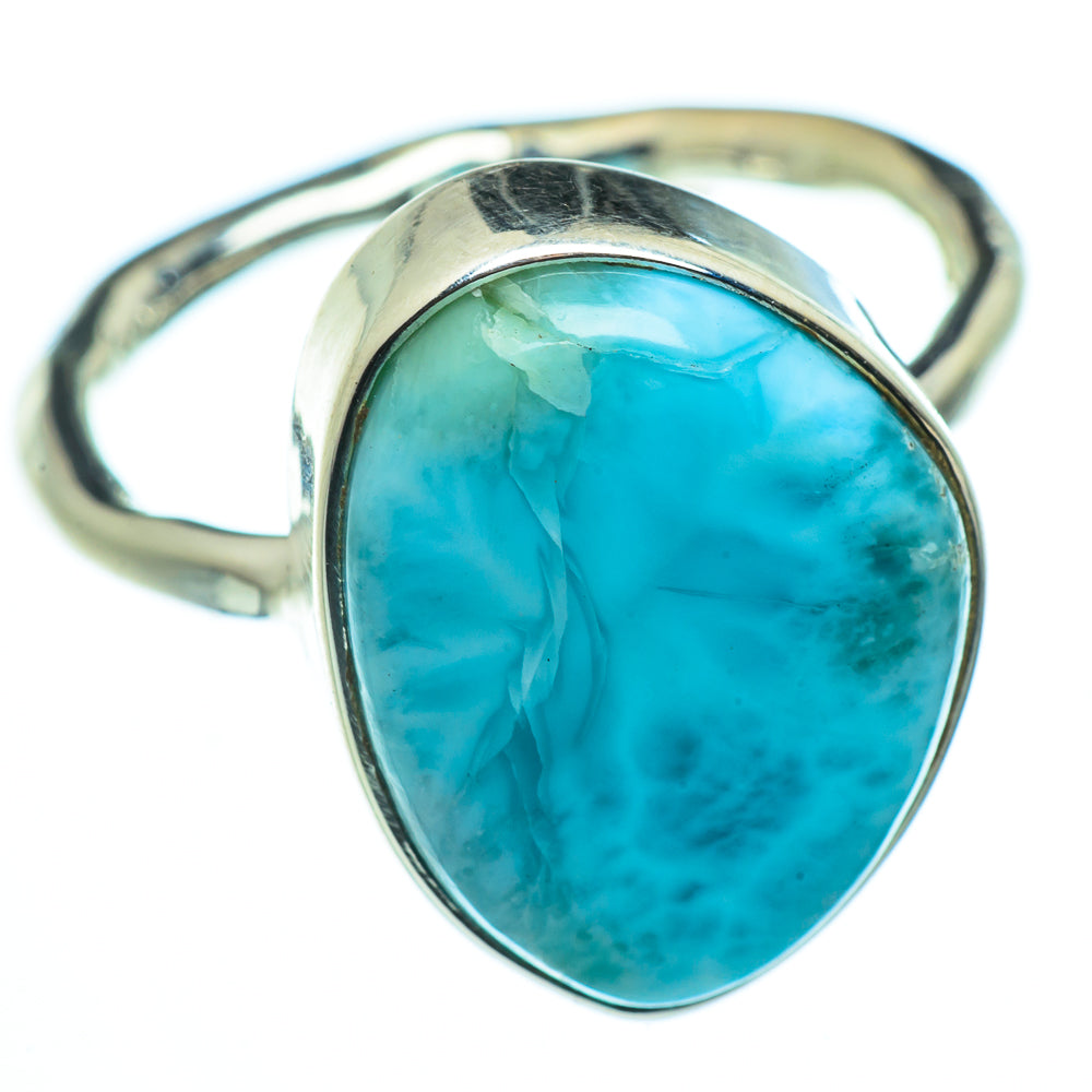 Larimar Rings handcrafted by Ana Silver Co - RING41076
