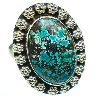 Tibetan Turquoise Rings handcrafted by Ana Silver Co - RING41119