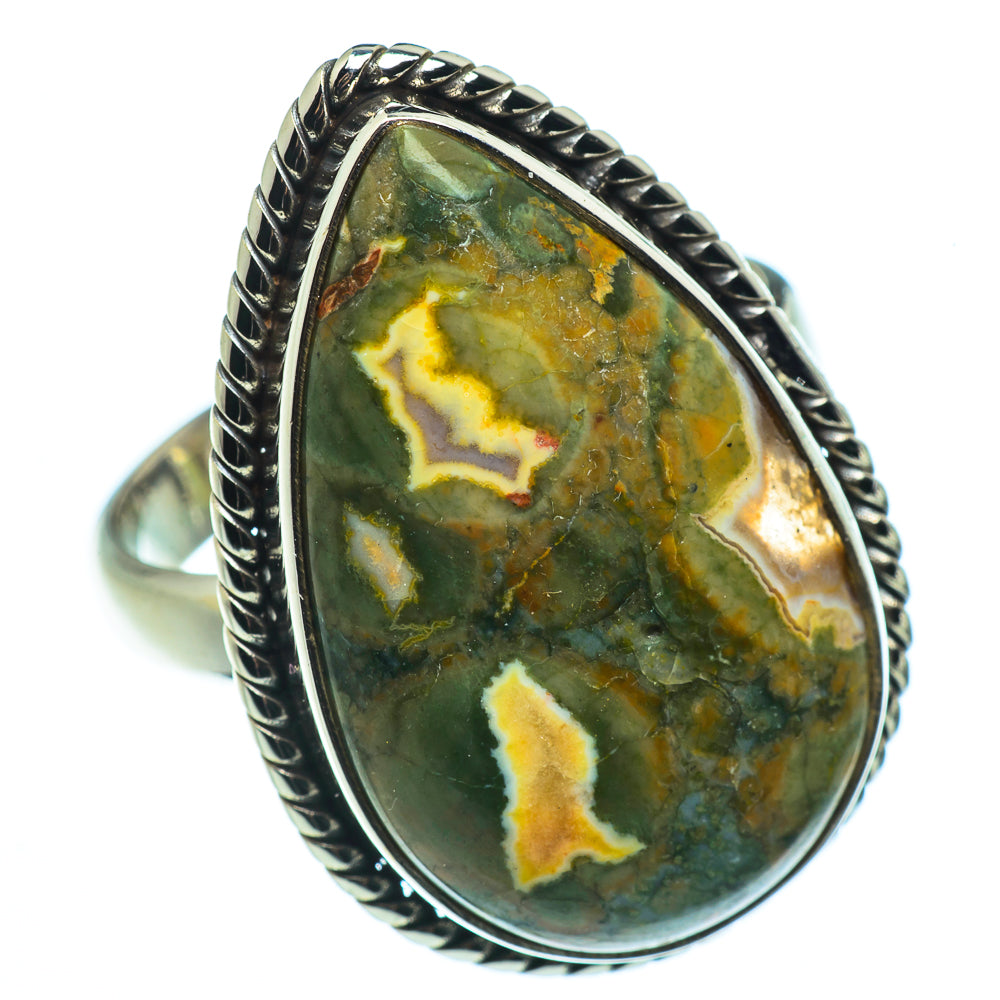 Rainforest Opal Rings handcrafted by Ana Silver Co - RING41126
