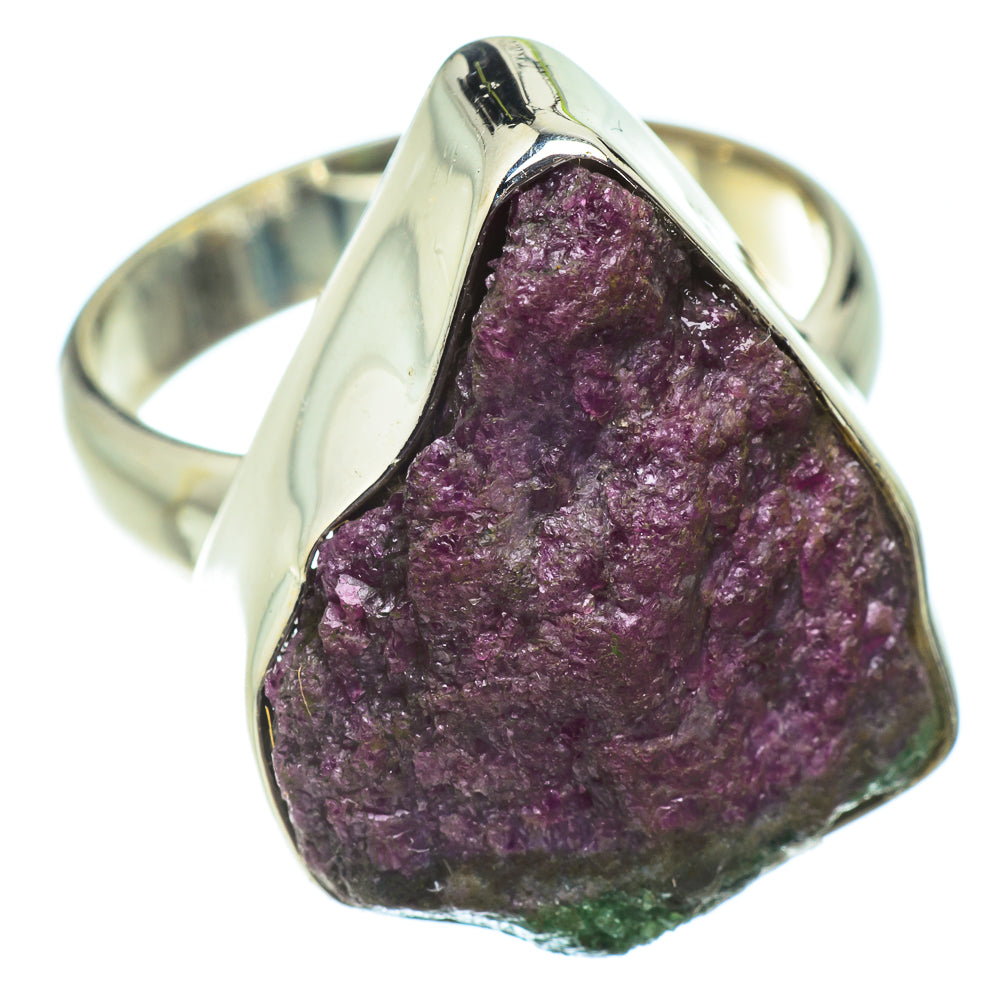 Ruby Zoisite Rings handcrafted by Ana Silver Co - RING41248