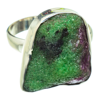 Ruby Zoisite Rings handcrafted by Ana Silver Co - RING41265