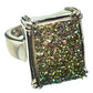 Titanium Druzy Rings handcrafted by Ana Silver Co - RING41281