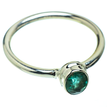 Zambian Emerald Rings handcrafted by Ana Silver Co - RING41297