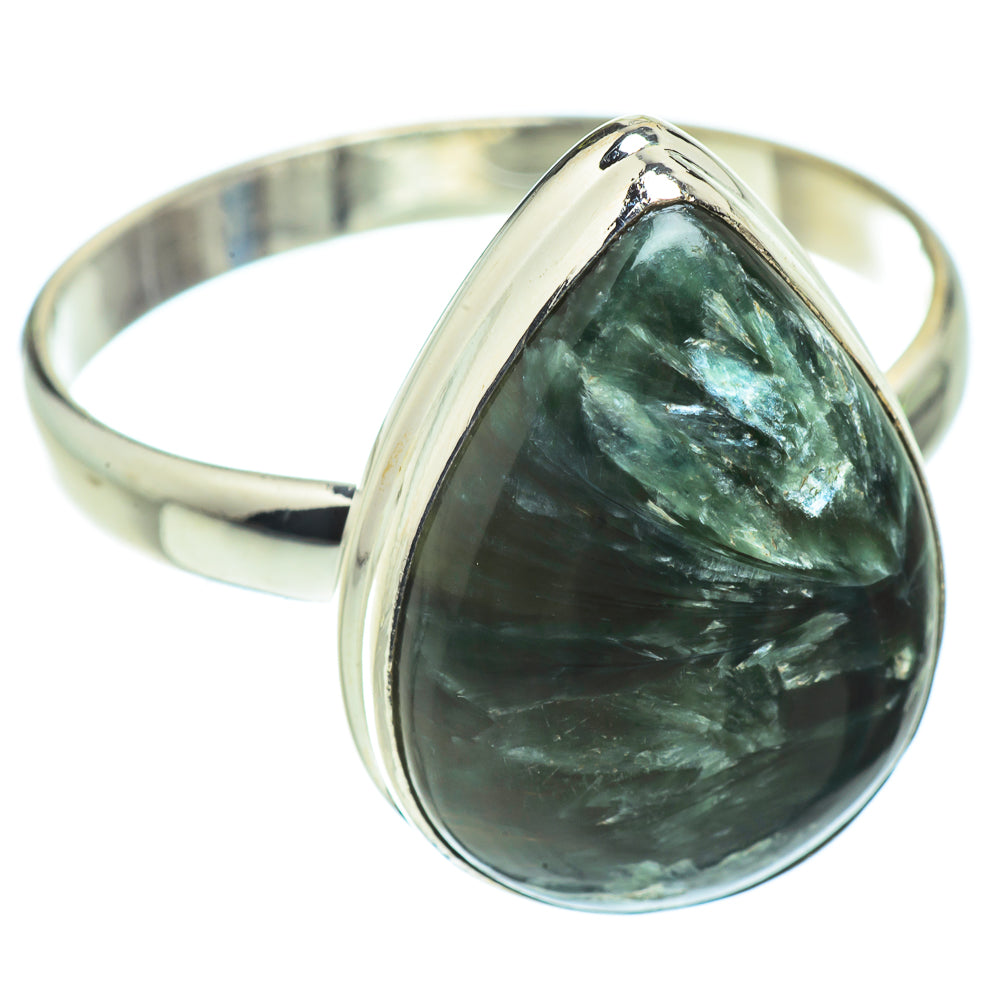 Seraphinite Rings handcrafted by Ana Silver Co - RING41329
