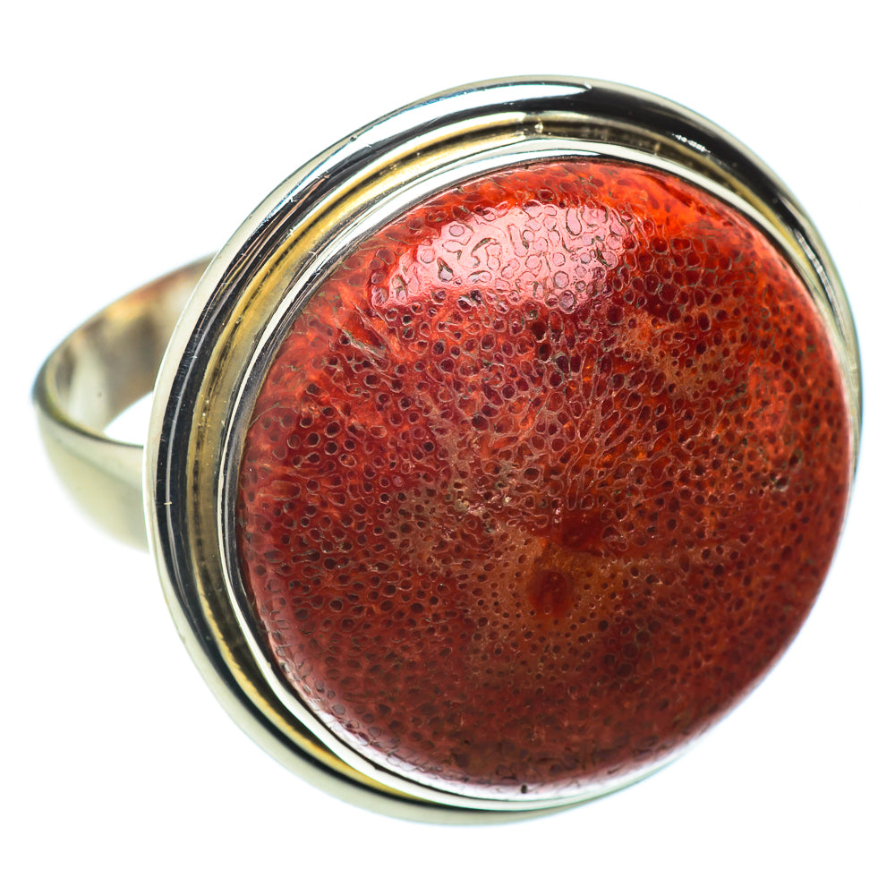 Sponge Coral Rings handcrafted by Ana Silver Co - RING41332