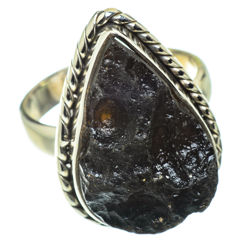 Tektite Rings handcrafted by Ana Silver Co - RING41339