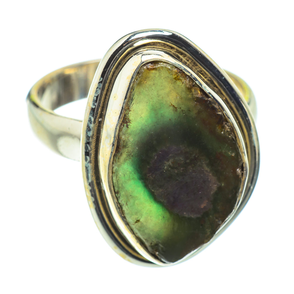 Ruby Fuchsite Rings handcrafted by Ana Silver Co - RING41357