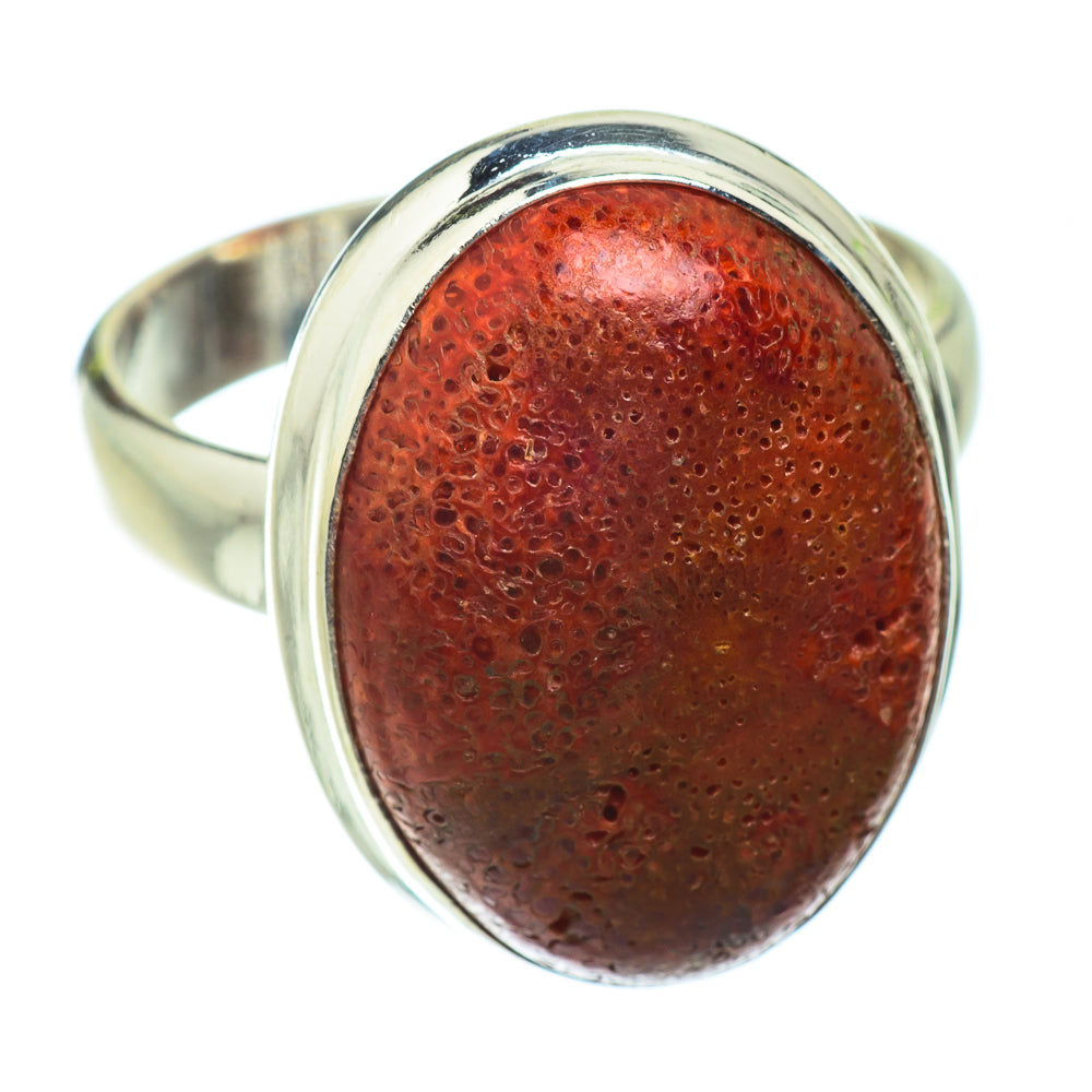 Sponge Coral Rings handcrafted by Ana Silver Co - RING41386