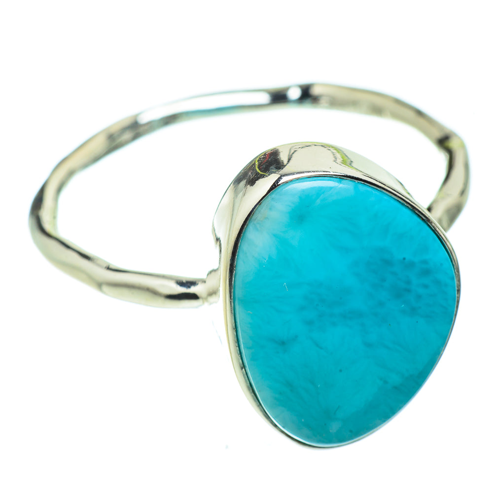 Larimar Rings handcrafted by Ana Silver Co - RING41449