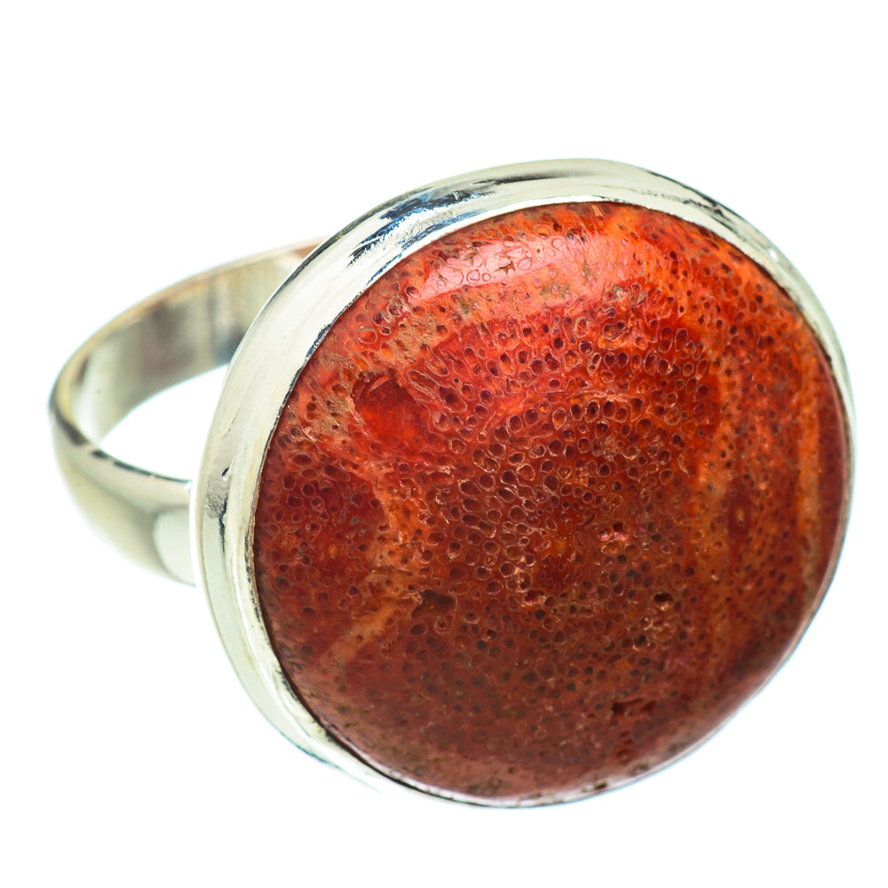 Sponge Coral Rings handcrafted by Ana Silver Co - RING41503