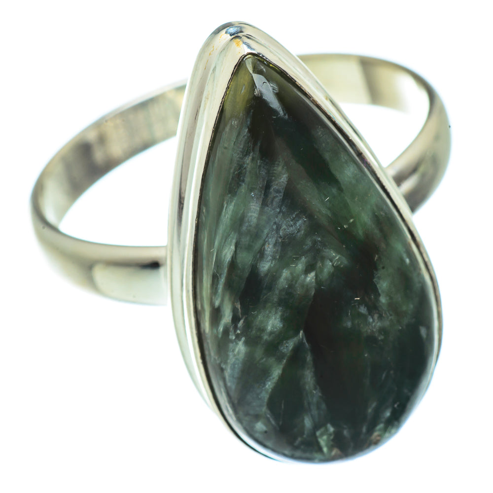 Seraphinite Rings handcrafted by Ana Silver Co - RING41591