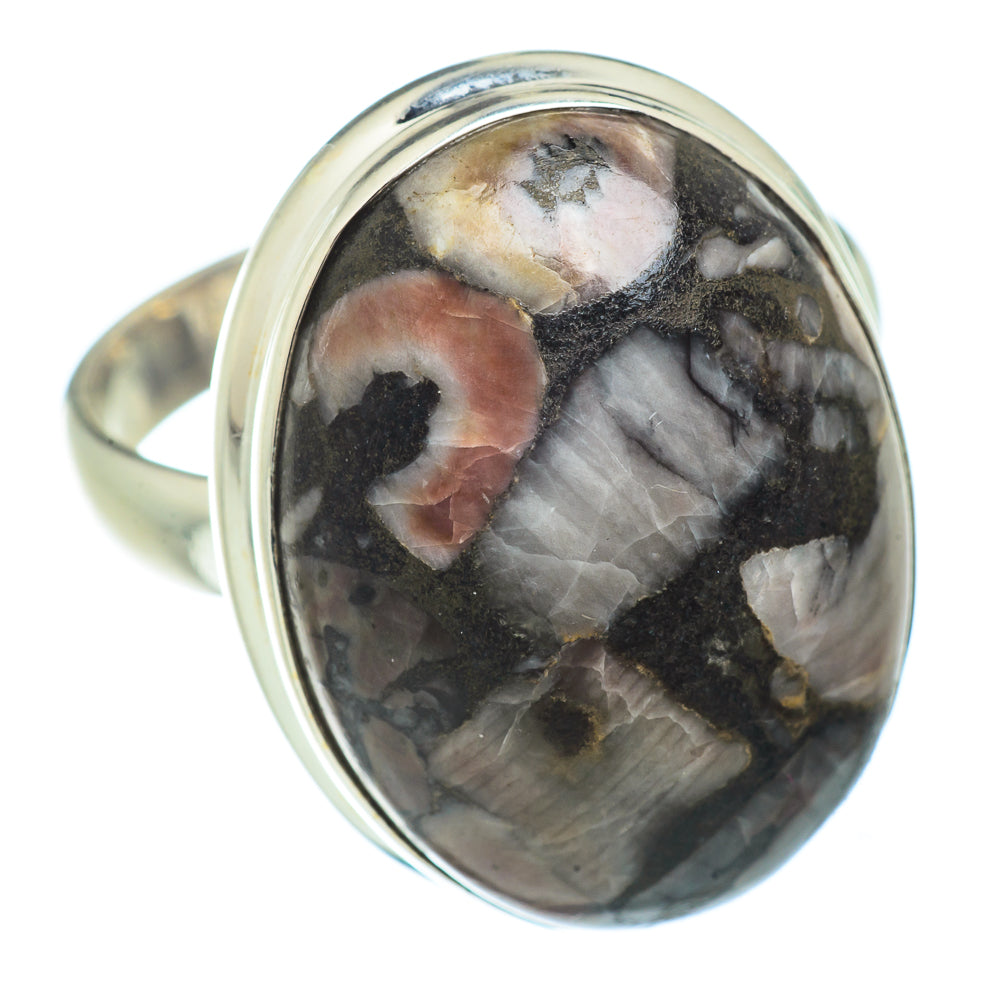 Crinoid Fossil Rings handcrafted by Ana Silver Co - RING41594