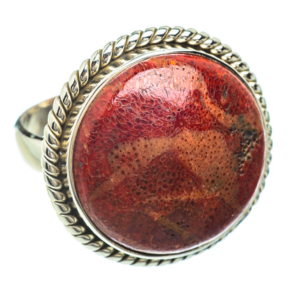 Sponge Coral Rings handcrafted by Ana Silver Co - RING41701
