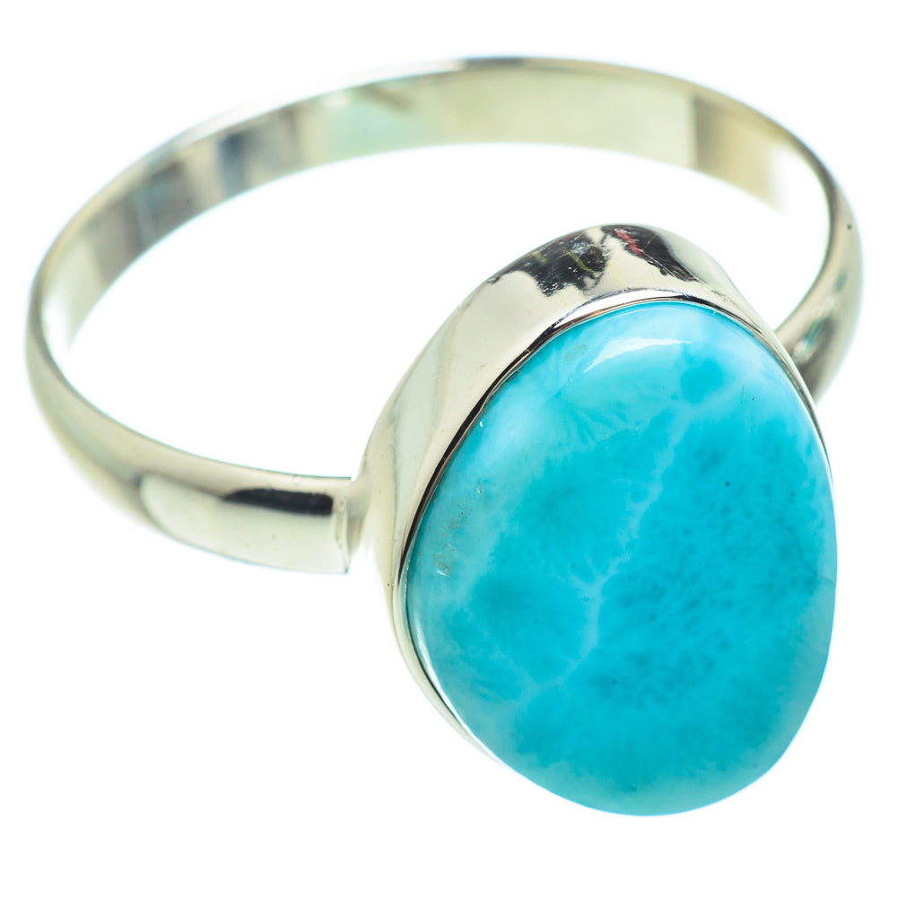 Larimar Rings handcrafted by Ana Silver Co - RING41718