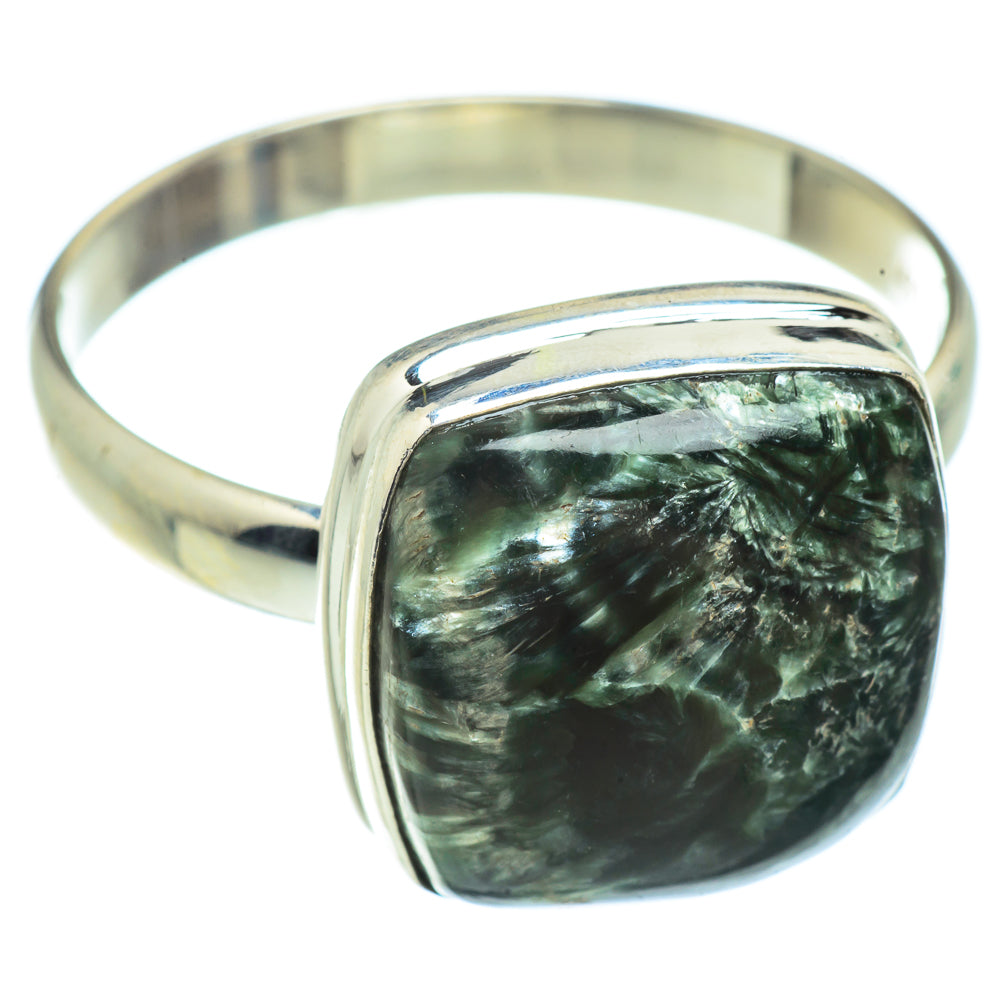 Seraphinite Rings handcrafted by Ana Silver Co - RING41797