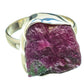 Ruby Zoisite Rings handcrafted by Ana Silver Co - RING41840