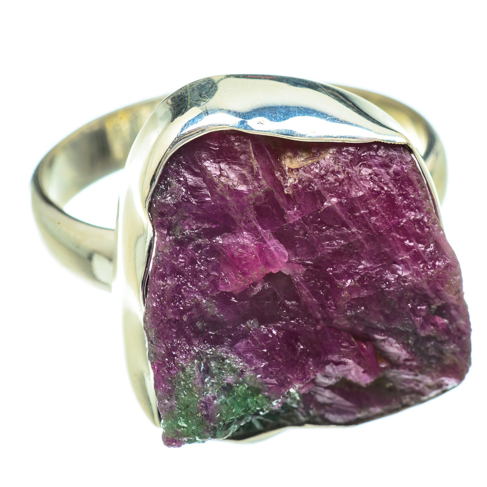 Ruby Zoisite Rings handcrafted by Ana Silver Co - RING41840