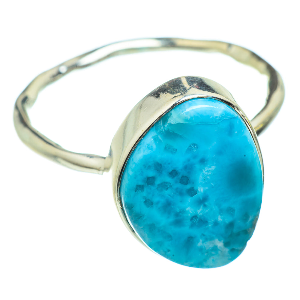 Larimar Rings handcrafted by Ana Silver Co - RING41846