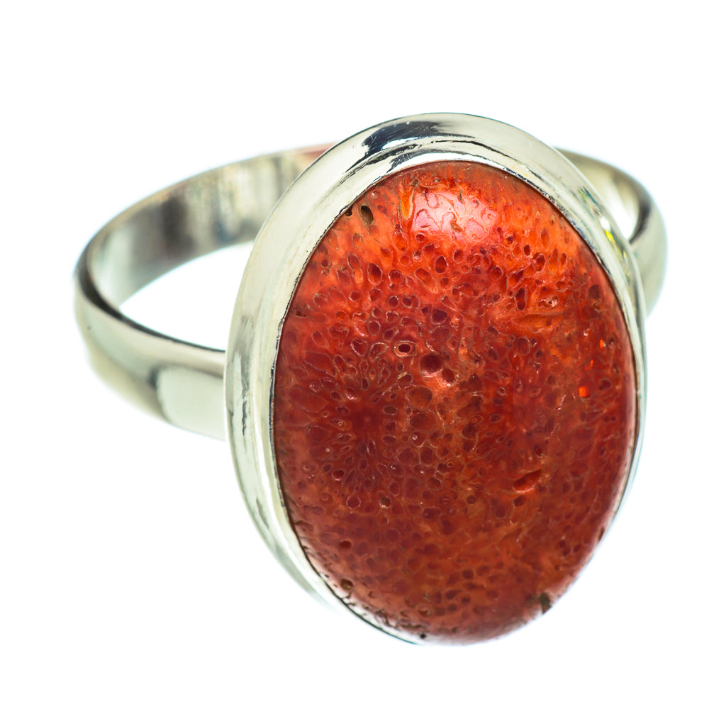 Sponge Coral Rings handcrafted by Ana Silver Co - RING41860