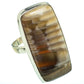 Striped Flint Rings handcrafted by Ana Silver Co - RING41943